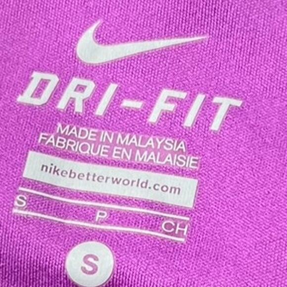 Nike Dri-Fit Purple Stripe Track Shorts Running Athletic Activewear Short Size S - Picture 4 of 8